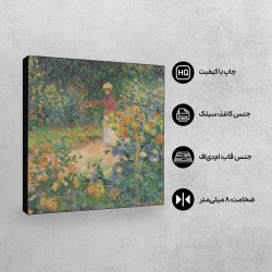 تابلو شاسی طرح در باغ از مونه