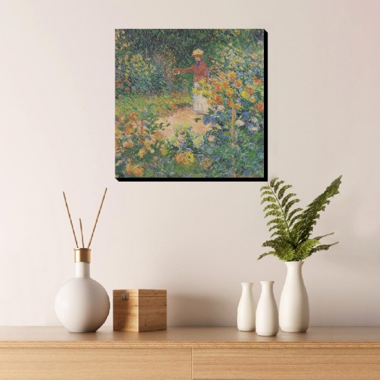 تابلو شاسی طرح در باغ از مونه