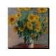 تابلو شاسی طرح دسته گل آفتابگردان از مونه