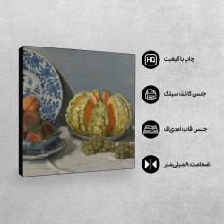 تابلو شاسی طرح طبیعت بی جان از مونه