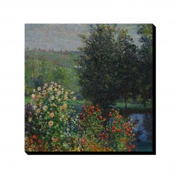 تابلو شاسی طرح بوته های رز در باغ مونهگرون از مونه