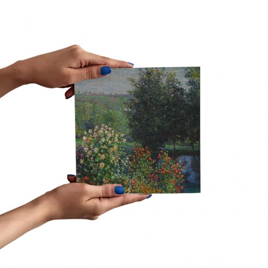 تابلو شاسی طرح بوته های رز در باغ مونهگرون از مونه