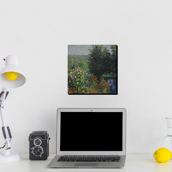 تابلو شاسی طرح بوته های رز در باغ مونهگرون از مونه