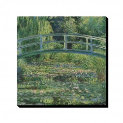 تابلو شاسی طرح برکه نیلوفر آبی از مونه