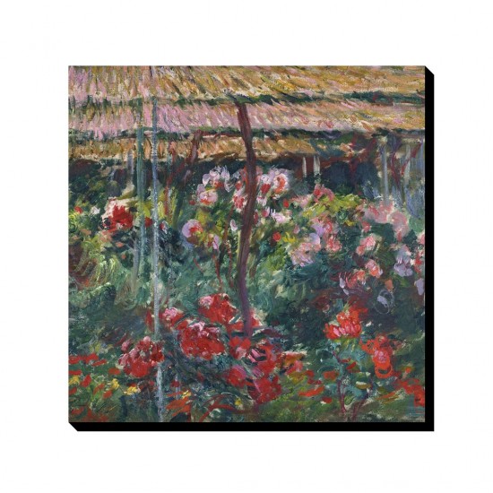 تابلو شاسی طرح باغ گل صد تومانی از مونه