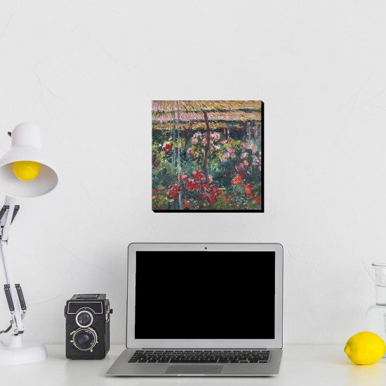 تابلو شاسی طرح باغ گل صد تومانی از مونه