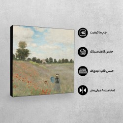 تابلو شاسی طرح دشت شقایق از مونه