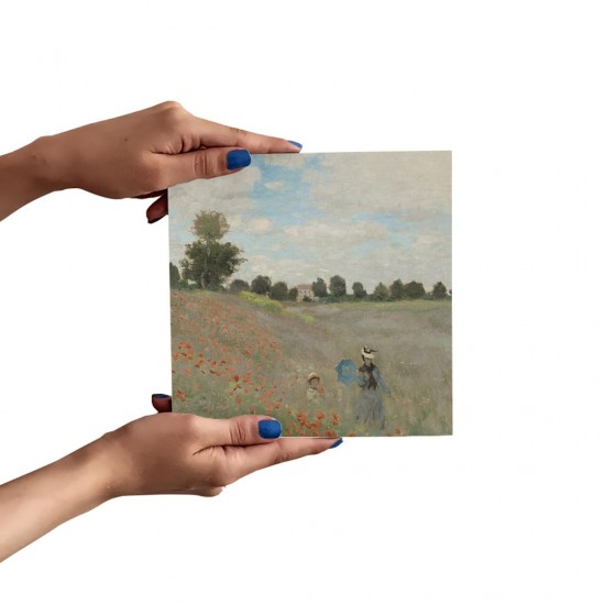 تابلو شاسی طرح دشت شقایق از مونه