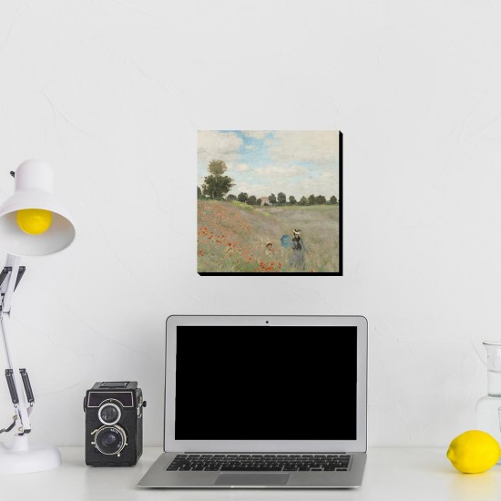 تابلو شاسی طرح دشت شقایق از مونه