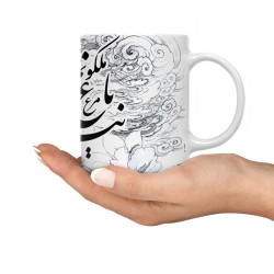 ماگ طرح مرغ باغ ملکوت