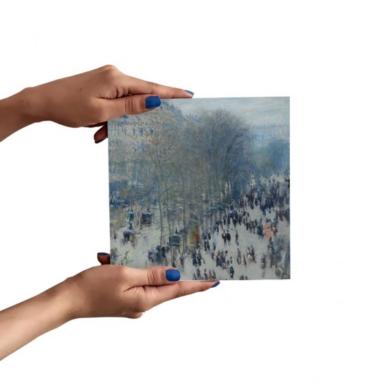 تابلو شاسی طرح بلوار د کاپوسین از مونه