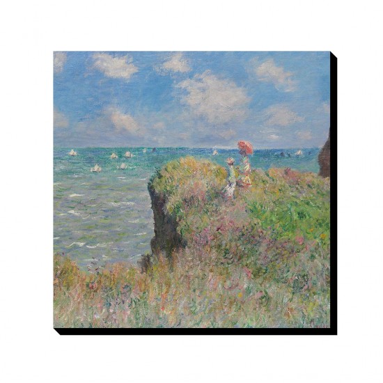 تابلو شاسی طرح راه رفتن روی صخره های پورویل از مونه