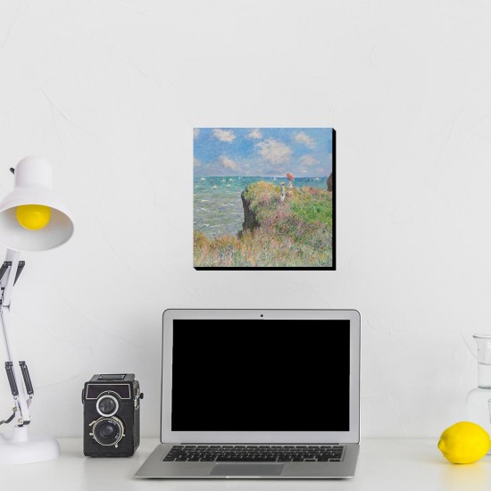 تابلو شاسی طرح راه رفتن روی صخره های پورویل از مونه