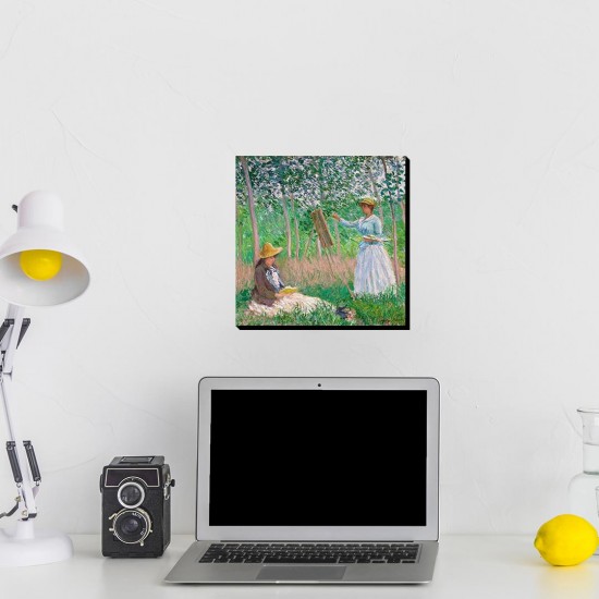 تابلو شاسی طرح در جنگل ژیورنی از مونه