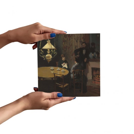 تابلو شاسی طرح داخلی، بعد از شام از مونه