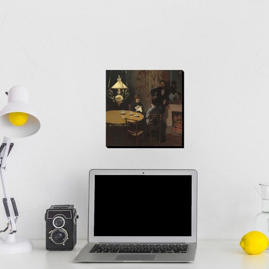 تابلو شاسی طرح داخلی، بعد از شام از مونه