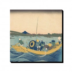 تابلو شاسی طرح نمای غروب آفتاب از پل ریوگوکو از هوکوسای