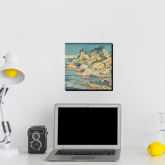 تابلو شاسی طرح دهانه رودخانه آجی در استان ستسو از هوکوسای