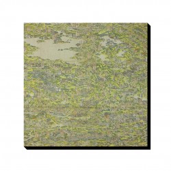 تابلو شاسی طرح مکان های معروف در جاده کیسوکایدو از هوکوسای