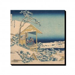 تابلو شاسی طرح صبح بعد از برف از هوکوسای