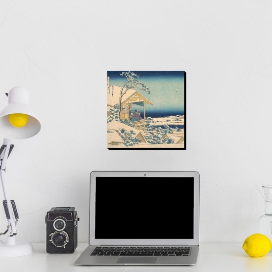 تابلو شاسی طرح صبح بعد از برف از هوکوسای