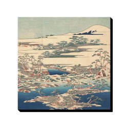 تابلو شاسی طرح کاج ها و چوب ها در ریوتو از هوکوسای