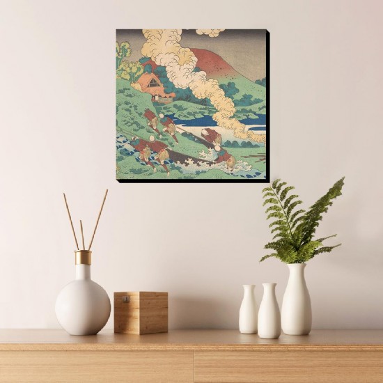 تابلو شاسی طرح بر اساس شعری از کاکینوموتو از هوکوسای