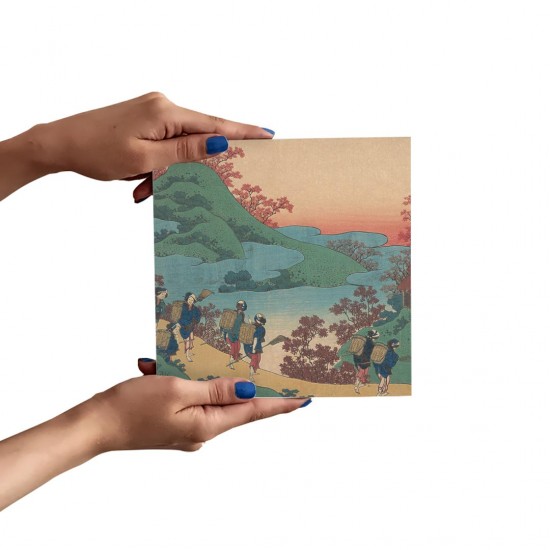 تابلو شاسی طرح بر اساس شعری از سارومارو دایو از هوکوسای