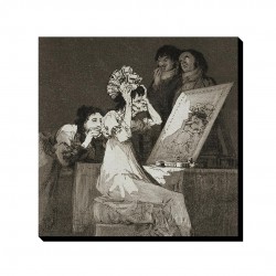 تابلو شاسی طرح تا دم مرگ از گویا