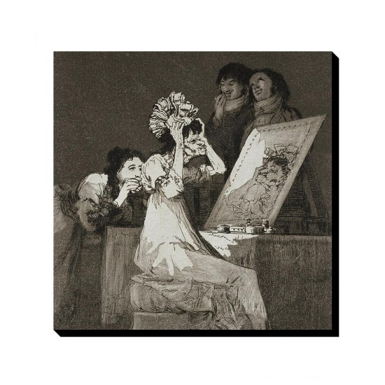 تابلو شاسی طرح تا دم مرگ از گویا