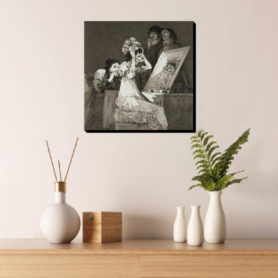 تابلو شاسی طرح تا دم مرگ از گویا