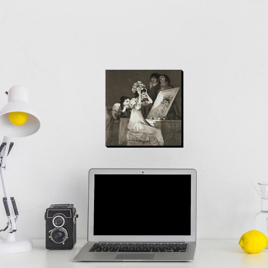 تابلو شاسی طرح تا دم مرگ از گویا