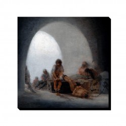 تابلو شاسی طرح فضای داخلی زندان از گویا