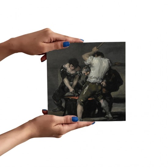 تابلو شاسی طرح آهنگری از گویا