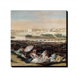 تابلو شاسی طرح چمن زار سان ایسیدرو از گویا