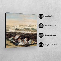 تابلو شاسی طرح چمن زار سان ایسیدرو از گویا