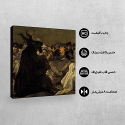 تابلو شاسی طرح تجمع جادوگران از گویا