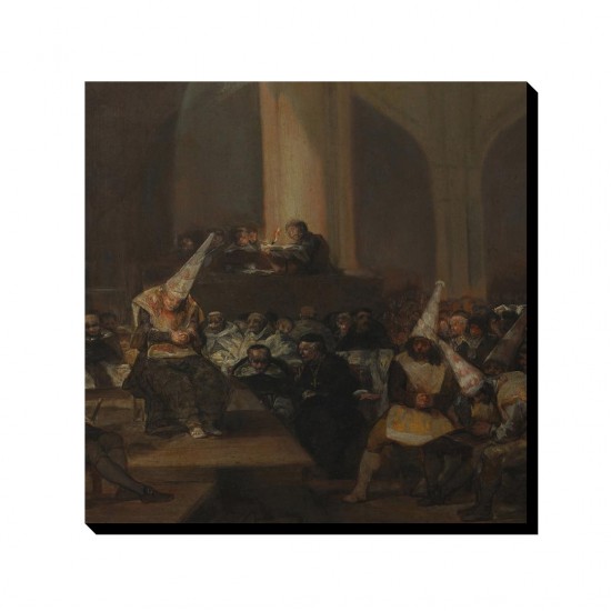 تابلو شاسی طرح صحنه تفتیش عقاید از گویا