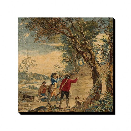 تابلو شاسی طرح شکار خرگوش از گویا