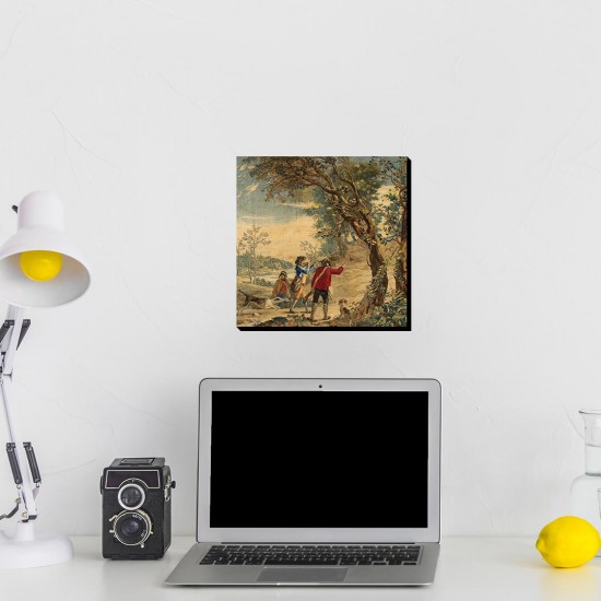 تابلو شاسی طرح شکار خرگوش از گویا