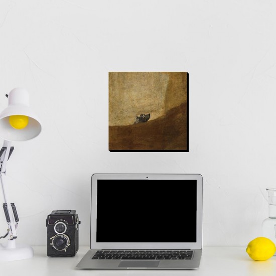 تابلو شاسی طرح سگ از گویا