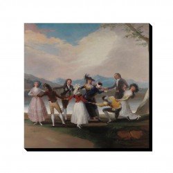 تابلو شاسی طرح فریب مرد کور از گویا