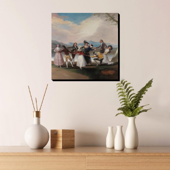 تابلو شاسی طرح فریب مرد کور از گویا