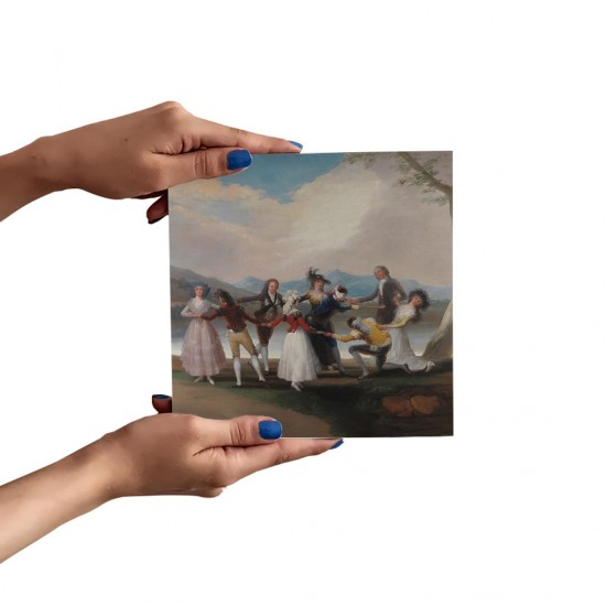 تابلو شاسی طرح فریب مرد کور از گویا