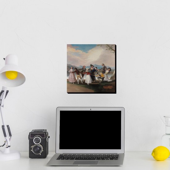 تابلو شاسی طرح فریب مرد کور از گویا