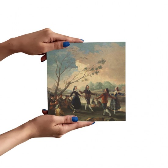 تابلو شاسی طرح رقص در ساحل مانزانارس از گویا