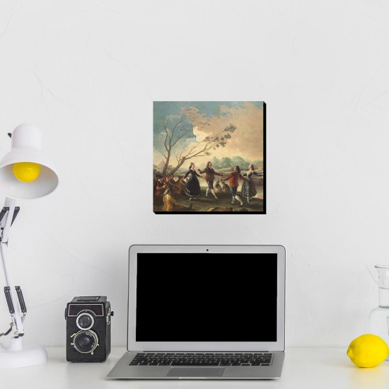 تابلو شاسی طرح رقص در ساحل مانزانارس از گویا