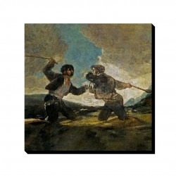 تابلو شاسی طرح جنگ با چماق از گویا