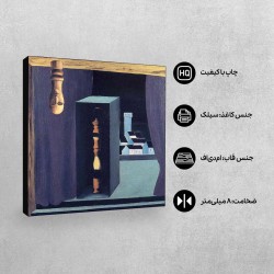 تابلو شاسی طرح مرد مشهور از ماگریت