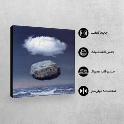 تابلو شاسی طرح ایده پاک از ماگریت